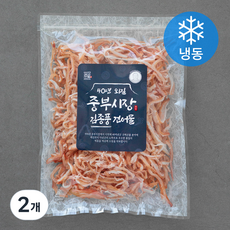 주일 40년 외길 중부시장 김종풍 홍진미채 (냉동), 600g, 2개