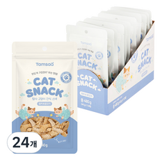 탐사 고양이 간식 스낵, 40g, 24개, 혼합맛(참치/닭고기) 40g, 24개, 혼합맛(참치/닭고기)
