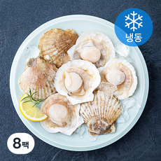 씨픽 손질 반가리비 (냉동), 180g(5~6마리), 8팩