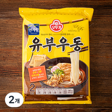 오뚜기 유부우동 2인분, 543g, 2개