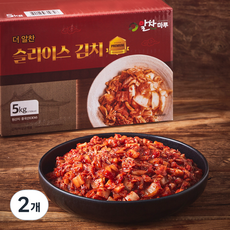 더알찬 슬라이스 김치, 5kg, 2개