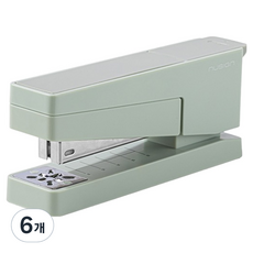 Deli Nusign 可調角度 360度旋轉式省力釘書機, 薄荷綠, 6個