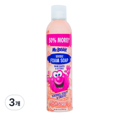미스터버블 피치 샤벳 폼 솝 복숭아향, 3개