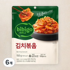 비비고 김치볶음, 150g, 6개