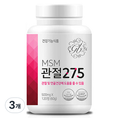 Gb MSM保健錠, 120顆, 3罐