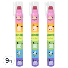 산리오 레인보우 블럭 형광펜, 랜덤발송, 9개