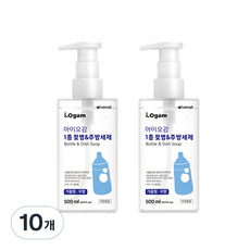 아이오감 젖병 앤 주방세제 거품형, 10개, 500ml