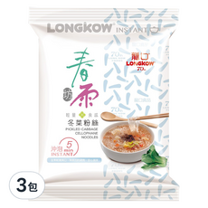 龍口 春雨坊 冬菜粉絲, 3包