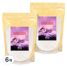 로얄푸드 히말라야 핑크솔트 fine, 1kg, 6개