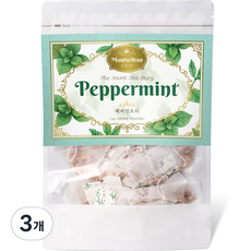 몽생드랑 페퍼민트 허브차 삼각 티백, 1.5g, 50개입, 3개