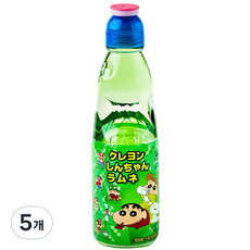 HATA KOSEN 蠟筆小新碳酸飲料 哈密瓜口味, 200ml, 5個