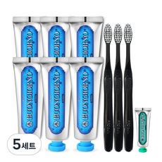 DENTI BUONGIORNO Tartar Care 牙膏 100g x 6p+微毛牙刷 3p+旅行迷你牙膏隨機出貨套組, 5套