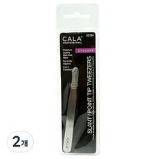 칼라 슬랜트 포인트 족집게, 2개