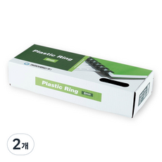 카피어랜드 플라스틱링 100개입, 6mm, 화이트, 2개