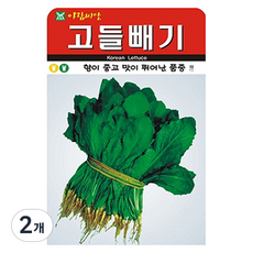 아람종묘 고들빼기 소포장 씨앗 3000p, 2개