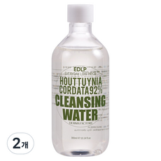 DermaFactory EDLP魚腥草92%弱酸性免沖洗膠束卸妝水, 300ml, 2瓶