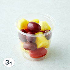 곰곰 상큼한 파인 앤 포도 앤 방울, 3개, 200g