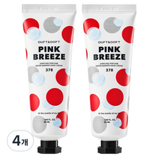 더프트앤도프트 인리치드 퍼퓸 워터베리어 핸드크림 핑크브리즈, 50ml, 4개