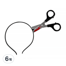 알럽홈 할로윈 코스프레 머리띠, 가위, 6개