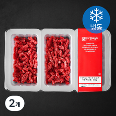 다맛나고 국내산 소고기 2등급 다짐육 (냉동), 2개, 300g