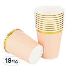 金邊派對杯 米色 240ml, 10個, 18個