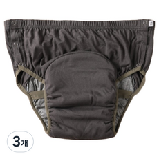 해피마인 기저귀 보호 방수커버 노인용 환자용 블랙 S(허리 80~90cm), 소형, 3개, 1개입