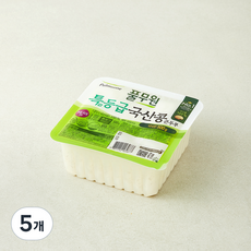 풀무원 국산콩 큰두부, 500g, 5개