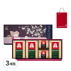 정관장 정품 다보록 감사 휘편+쇼핑백, 3세트