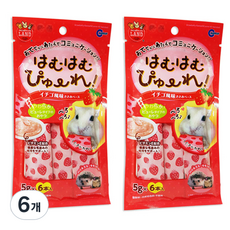 마루칸 하무하무 딸기 퓨레 소동물 간식, 30g, 6개