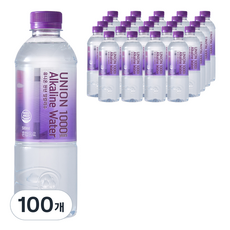 유니온천년알카리수, 500ml, 100개
