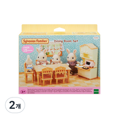 EPOCH Sylvanian Families 森林家族 附嬰兒椅的餐廳人物, 2個