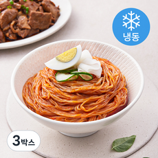 외갓집 불고기와 함께 먹는 옥천 비빔냉면 4인분 세트 (냉동), 1.36kg, 3박스