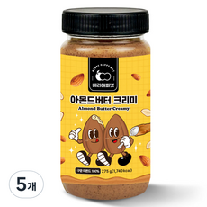 베리해피넛 아몬드버터 크리미, 275g, 5개