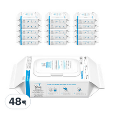 물따로 오리지날 건티슈 캡형, 60g, 40매, 48개