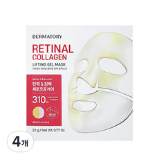 DERMATORY 視黃醛膠原蛋白彈力凝膠面膜, 1入, 4個