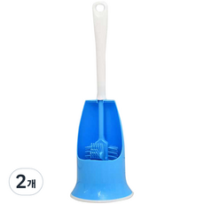 Ppoma 矽膠馬桶刷, 藍色, 2個