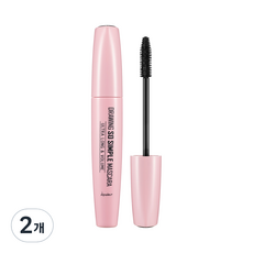 Deep Oder Drawing Saw 簡單睫毛膏 12g, 01黑色, 2個