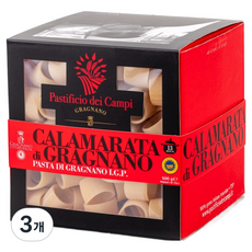 파스티피치오데이캄피 칼라마라타 파스타면, 500g, 3개