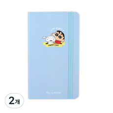 플라잉웨일즈 짱구는못말려 마이 다이어리 S, 블루, 2개