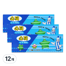 지구화학 슈퍼색연필 낱색 연두 12p, 12개, 1색