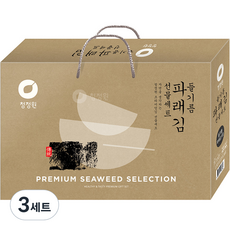 대상 청정원 들기름 파래김 9호 선물세트, 3세트