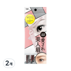 KAI 貝印 眉毛整理可愛美人眉毛輔助器 KQ2016, 單色, 2個