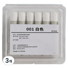 메이크마인 클래식 마카롱 오일 파스텔 화이트 6p, 1색, 3개