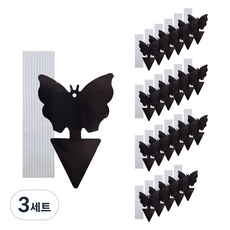 가든잇 초파리 끈끈이 트랩 24p + 와이어 24p 세트 검정, 3세트