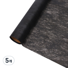 Ilsangsokbanzzak 彩色韓紙 58cm x 9m, 黑色, 5個