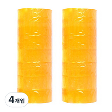 Blumato 透明膠帶 2 8p, 單色, 4入