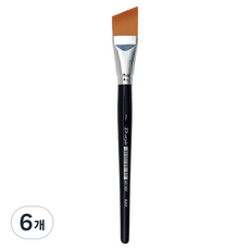 韓國 Rubens 斜角畫筆 D-STYLE, 6個, 7號