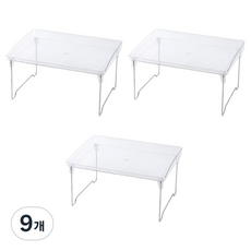라이크스 접이식 아크릴 선반, 9개