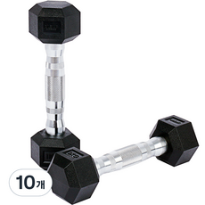 아리프 냄새없는 PEV 헥사곤 덤벨, 1kg, 10개