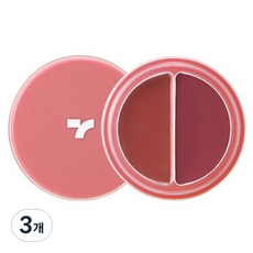 TONYMOLY 雙色唇蜜腮紅兩用膏 4.8g, 3入, 08 Another Rose